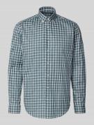 Regular fit zakelijk overhemd van katoen