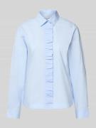 Regular fit blouse met ruches