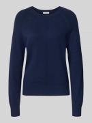 Gebreide pullover met ribboorden