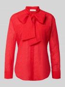 Regular fit strikblouse van viscosemix