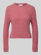 Shirt met lange mouwen en ribboorden