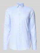 Slim fit zakelijk overhemd met extra lange mouwen