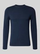 Gebreide pullover van een mix van katoen en kasjmier met ronde hals