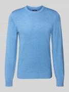 Gebreide pullover met ribboorden