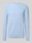 Gebreide pullover met ribboorden