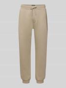 Sweatpants met elastische band en achterzak