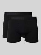 Boxershort met elastische logoband in een set van 2 stuks