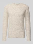 Regular fit gebreide pullover met wol, model 'BAY'