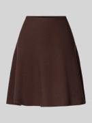 Uitlopende minirok van viscosemix