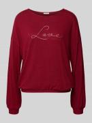 Regular fit sweatshirt van viscosemix