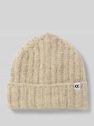 Beanie met labeldetail, model 'Acotta'