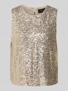 Comfort fit T-shirt van viscosemix zonder mouwen