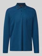 Regular fit poloshirt met borstzak, model 'Fineliner'