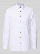 Modern fit zakelijk overhemd met knoopsluiting