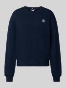 Regular fit sweatshirt van katoenmix