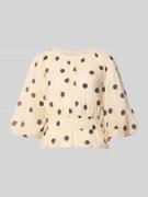 Blouseshirt met ronde hals