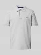 Regular fit poloshirt met labelstitching