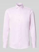 Regular fit zakelijk overhemd van katoen met haaikraag