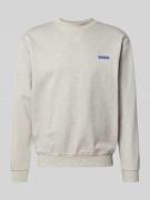 Sweatshirt met labelprint, model 'Cane'