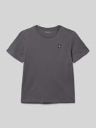 Regular fit T-shirt met logopatch, model 'Mono'