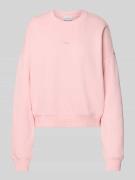 Oversized sweatshirt met ribboorden