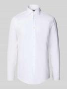 Slim fit zakelijk overhemd van katoenmix, model 'HANK'