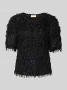 Pullover met franjes en ronde hals, model 'MARLIN'