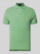 Poloshirt met labelstitching