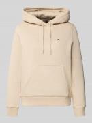 Regular fit hoodie van katoenmix