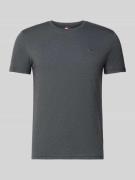 Regular fit T-shirt van katoenmix