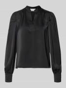 Blouse met V-hals, model 'Rosslyn'