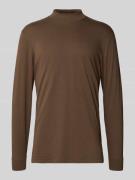 Shirt met lange mouwen en ribboorden