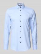 Super slim fit zakelijk overhemd van katoen met kentkraag