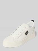 Sneakers met vetersluiting