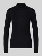Slim fit turtleneck van katoenmix