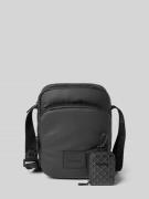 Handtas met verstelbare schouderband en labelpatch