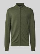 Gebreid jack met ritssluiting