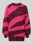 Loose fit gebreide pullover met ronde hals, model 'BLAIR'