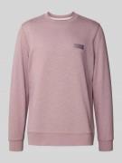Regular fit sweatshirt van puur katoen