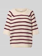 Loose fit gebreide pullover met alpaca