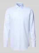 Regular fit zakelijk overhemd van katoen met kentkraag