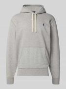 Hoodie met labelstitching