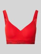 Bralette met elastische band met logo