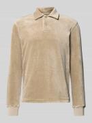 Sweatshirt met polokraag