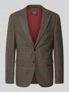 Slim fit 2-knoops colbert met klepzakken