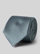 Stropdas van zijde in all-over look (8 cm)