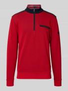 Sweatshirt met opstaande kraag, model 'Selanik'