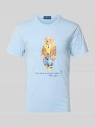 T-shirt met labelprint