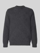 Gebreide pullover met ribboorden