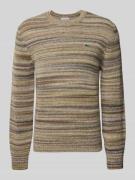 Regular fit gebreide pullover van wolmix
